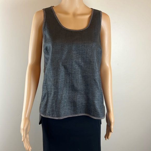 Fabiana Filippi Raffia and Suede Top - Picture 6 of 12